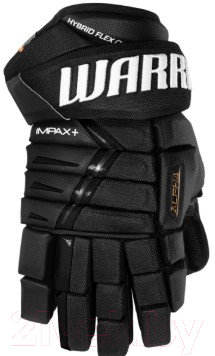 Перчатки хоккейные Warrior Alpha Dx / DXG9-BK13 (черный)