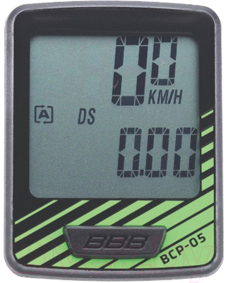 Велокомпьютер BBB DashBoard / BCP-05 (черный/зеленый)