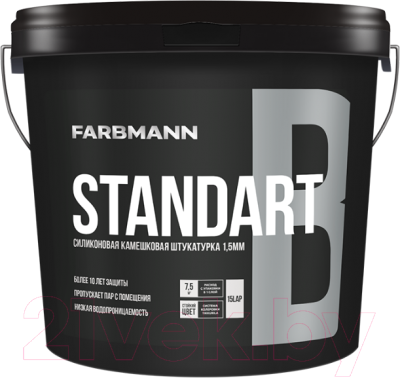 Штукатурка готовая декоративная Farbmann Standart B база LАP (25кг)