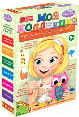 

Набор для творчества Bondibon, Игрушка из фетра. Сова / ВВ1220