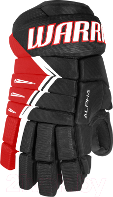 Перчатки хоккейные Warrior Alpha DX3/ DX3G9-BRD08 (черный/красный)