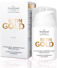 Крем для век Farmona Professional Retin Gold подтягивающий и выравнивающий тон (50мл)