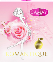 

Набор косметики для тела Camay, Romantique гель д/душа 250мл+мыло 2x85г