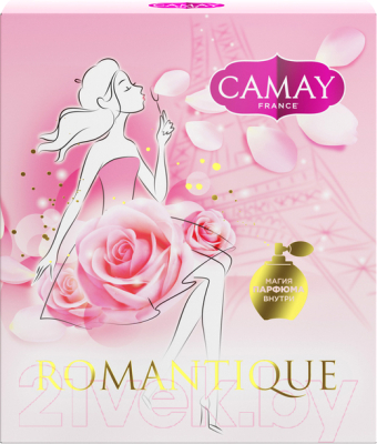 Набор косметики для тела Camay Romantique гель д/душа 250мл+мыло 2x85г