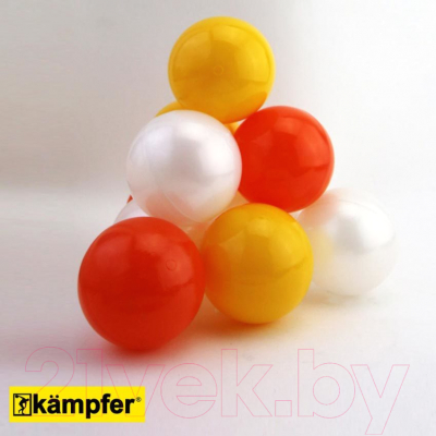 Сухой бассейн Kampfer Pretty Bubble (желтый, 100 шариков ассорти с оранжевым)