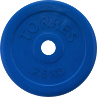 Диск для штанги Torres PL50392 (2.5кг, синий) - 