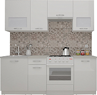 Кухонный гарнитур ВерсоМебель ЭкоЛайт-5 2.0 (белый/белый) - 