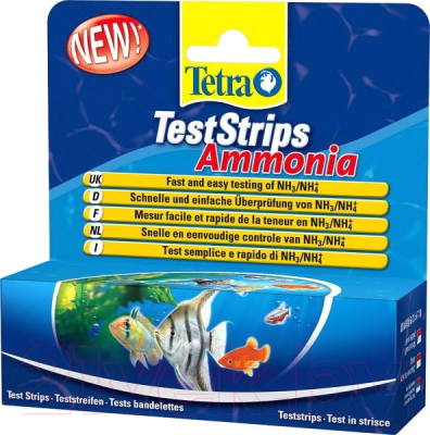 Тест для аквариумной воды Tetra Test Strips Ammonia / 706375/199279