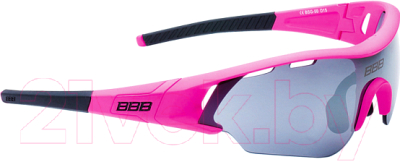 Очки солнцезащитные BBB Summit Matt Smoke Flash-Mirror / BSG-50 (Magenta/желтый Clear Brille)