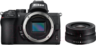 Беззеркальный фотоаппарат Nikon Z50 + Nikkor Z DX 16-50mm VR