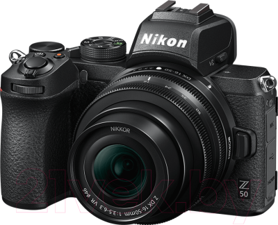 Беззеркальный фотоаппарат Nikon Z50 + Nikkor Z DX 16-50mm VR