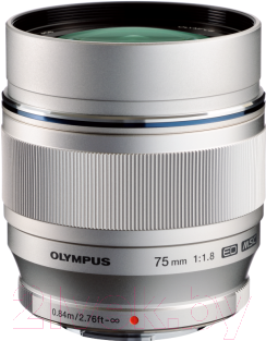 Портретный объектив Olympus M.Zuiko Digital ED 75mm f1.8 (серебристый)