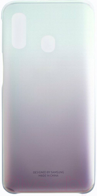 Чехол-накладка Samsung Gradation Cover для Galaxy A40 / EF-AA405CBEGRU (черный)