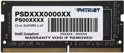 Оперативная память DDR4 Patriot PSD48G266682S