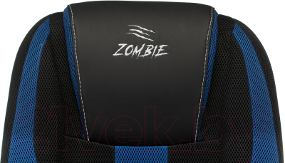Кресло геймерское Бюрократ Zombie Viking 9 (черный/синий)