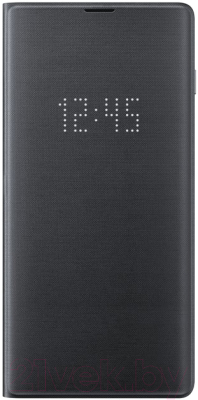 Чехол-книжка Samsung LED View Cover для S10+ / EF-NG975PBEGRU (черный)