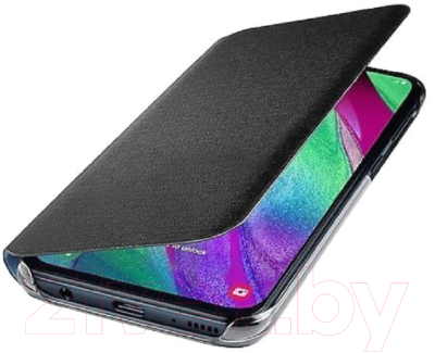 Чехол-книжка Samsung Wallet Cover для Galaxy A40 / EF-WA405PBEGRU (черный)