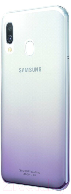 Чехол-накладка Samsung Gradation Cover для Galaxy A40 / EF-AA405CVEGRU (фиолетовый)