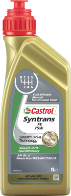 Трансмиссионное масло Castrol Syntrans FE 75W / 15516D (1л)