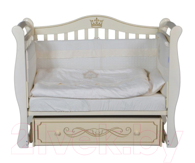Детская кроватка Антел Julia-11 (белый)