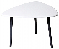 Журнальный столик Калифорния мебель Квинс (белый) - 