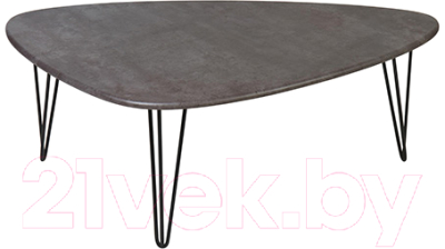 Журнальный столик Калифорния мебель Престон (серый бетон)