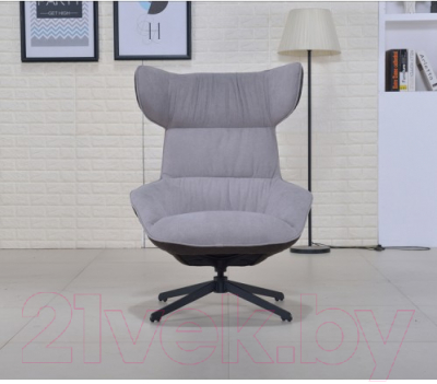 Кресло мягкое Alta Cosmo A17 (гусиная лапка/черный) - Фото товара другой расцветки в интерьере