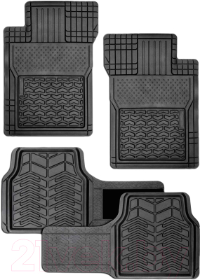 Комплект ковриков для авто Autoprofi FIX-520 BK (4шт)