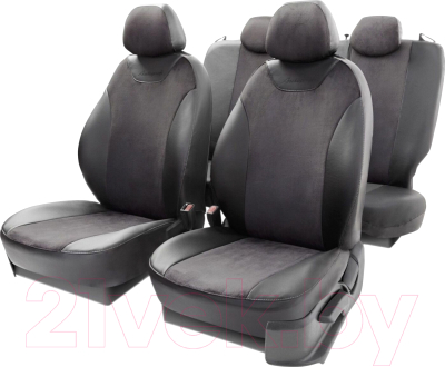 Комплект чехлов для сидений Autoprofi Gallant GAL-1505 AF BK