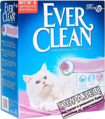 Наполнитель для туалета Ever Clean Лаванда (10л)