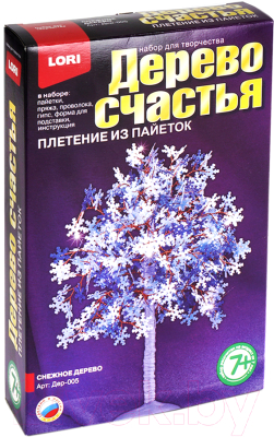 

Набор для творчества Lori, Дерево счастья. Снежное дерево / Дер-005