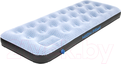 Надувной матрас High Peak Air bed Single Comfort Plus / 40023 (серо-голубой/черный)