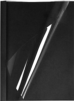 Обложки для переплета OPUS C.BIND Soft Clear 299х214 B 13мм / X1SC50BCZA (50шт, черный) - 