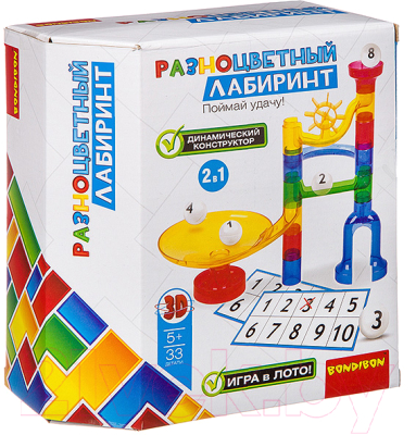 

Конструктор Bondibon, Разноцветный лабиринт / ВВ2741