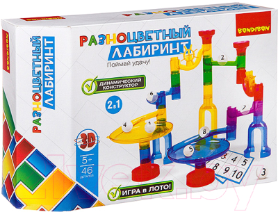 

Конструктор Bondibon, Разноцветный лабиринт / ВВ2743