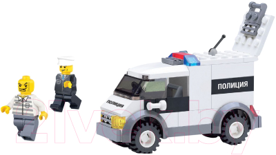 Изображение товара Конструктор Bondibon Полицейский патруль. Машина / ВВ3643