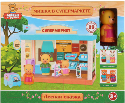 Игровой набор Играем вместе Мишка в супермаркете / B1601688-R