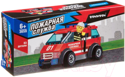 Конструктор Bondibon Пожарная Служба. Машина / ВВ3659
