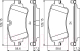 Миниатюра изображения товара Тормозные колодки Bosch 0986494833