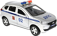Масштабная модель автомобиля Технопарк Lada Xray Полиция / XRAY-POLICE - 