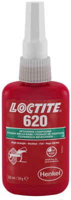 

Герметик силиконовый Henkel, Loctite 620 BO фиксатор высокопрочный / 246662H