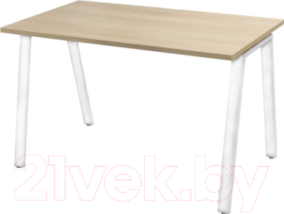 Обеденный стол Nowy Styl Baden White H25 100x68 (дуб нагано)