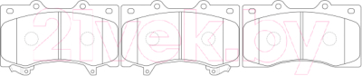 

Тормозные колодки NiBK, PN0555