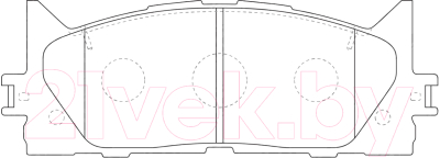 

Тормозные колодки NiBK, PN1521