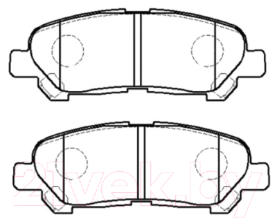 

Тормозные колодки NiBK, PN1848