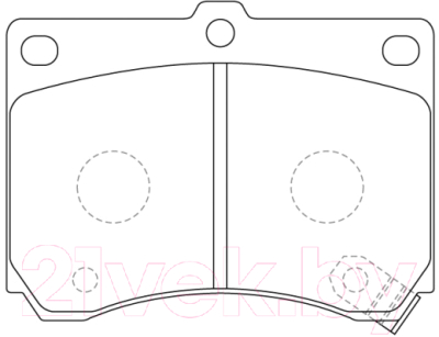 

Тормозные колодки NiBK, PN5230