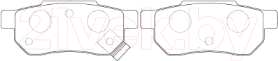 

Тормозные колодки NiBK, PN8206