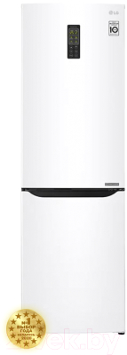 Холодильник с морозильником LG GA-B379SQUL