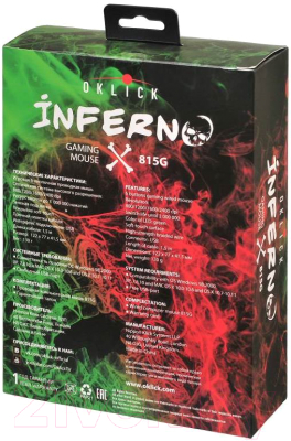 Мышь Oklick 815G Inferno (черный)