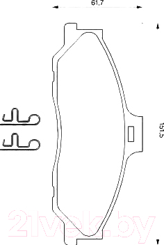 

Тормозные колодки Bosch, 0986424720